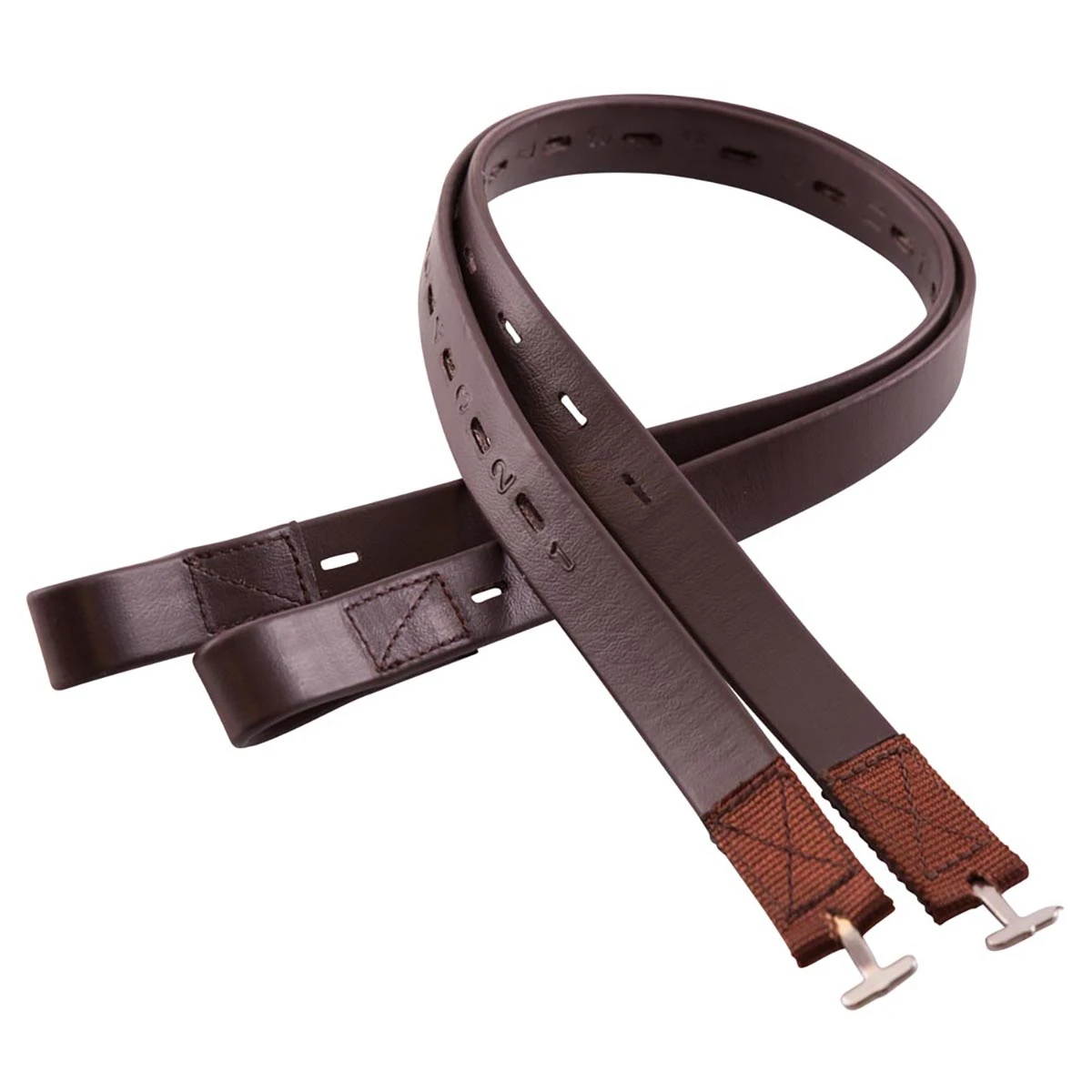 Beugelriemen Tekna Dressuur Bruin 1 Beugelriemen Tekna Dressuur Bruin