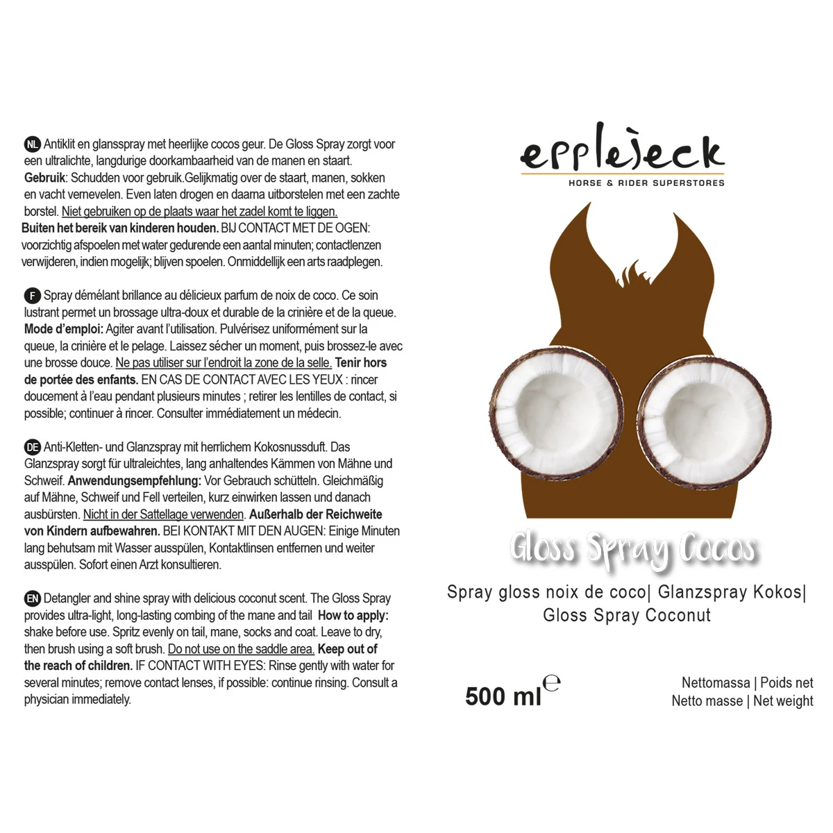 Gloss Spray Epplejeck Cocos Overige 2 Gloss Spray Epplejeck Cocos Overige - Afbeelding 2