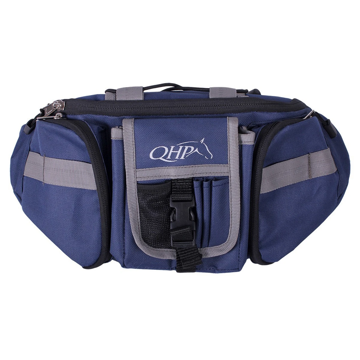 Heuptasje QHP Met Invlechtset Donkerblauw 1 Heuptasje QHP Met Invlechtset Donkerblauw