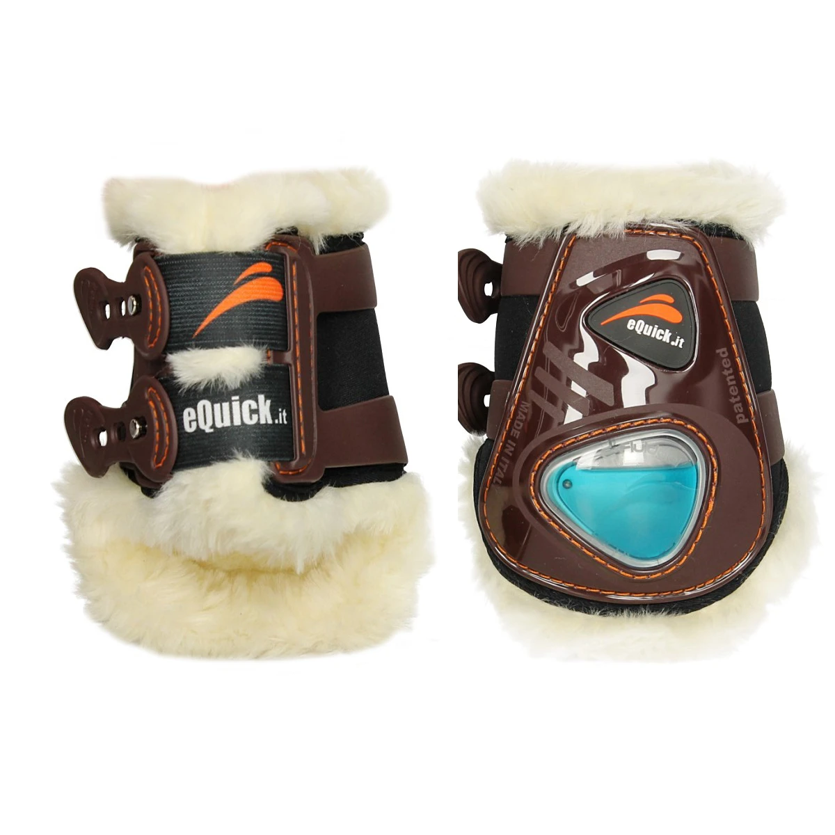 Kogelbeschermers EQuick EShock Bont Bruin 1 Kogelbeschermers EQuick EShock Bont Bruin