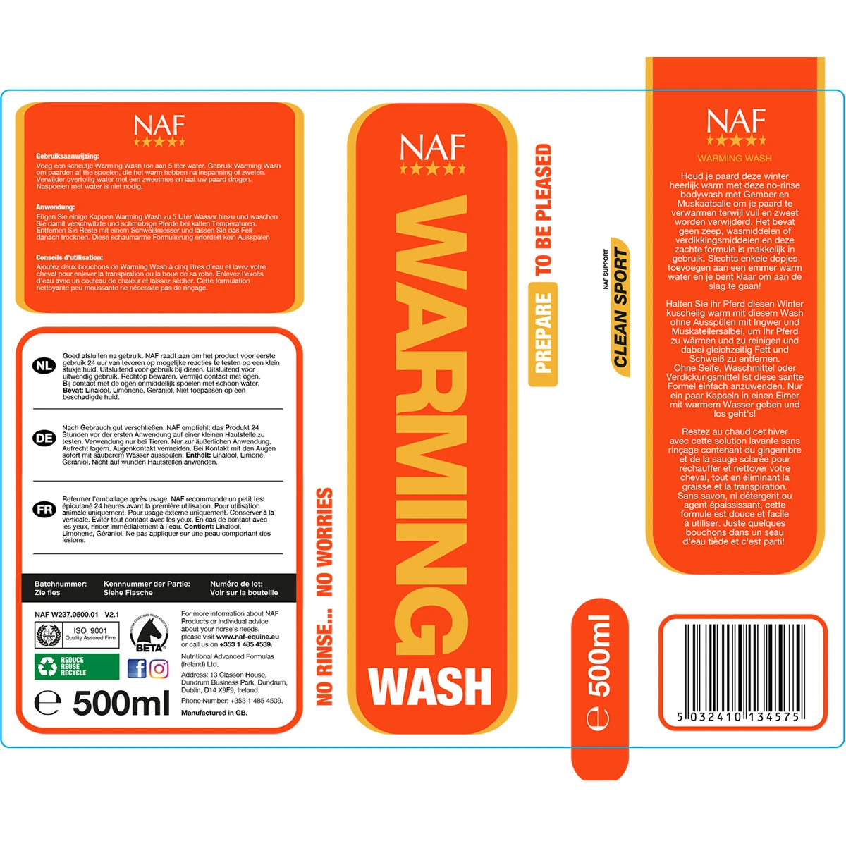 NAF Warming Wash Diverse 2 NAF Warming Wash Diverse - Afbeelding 2