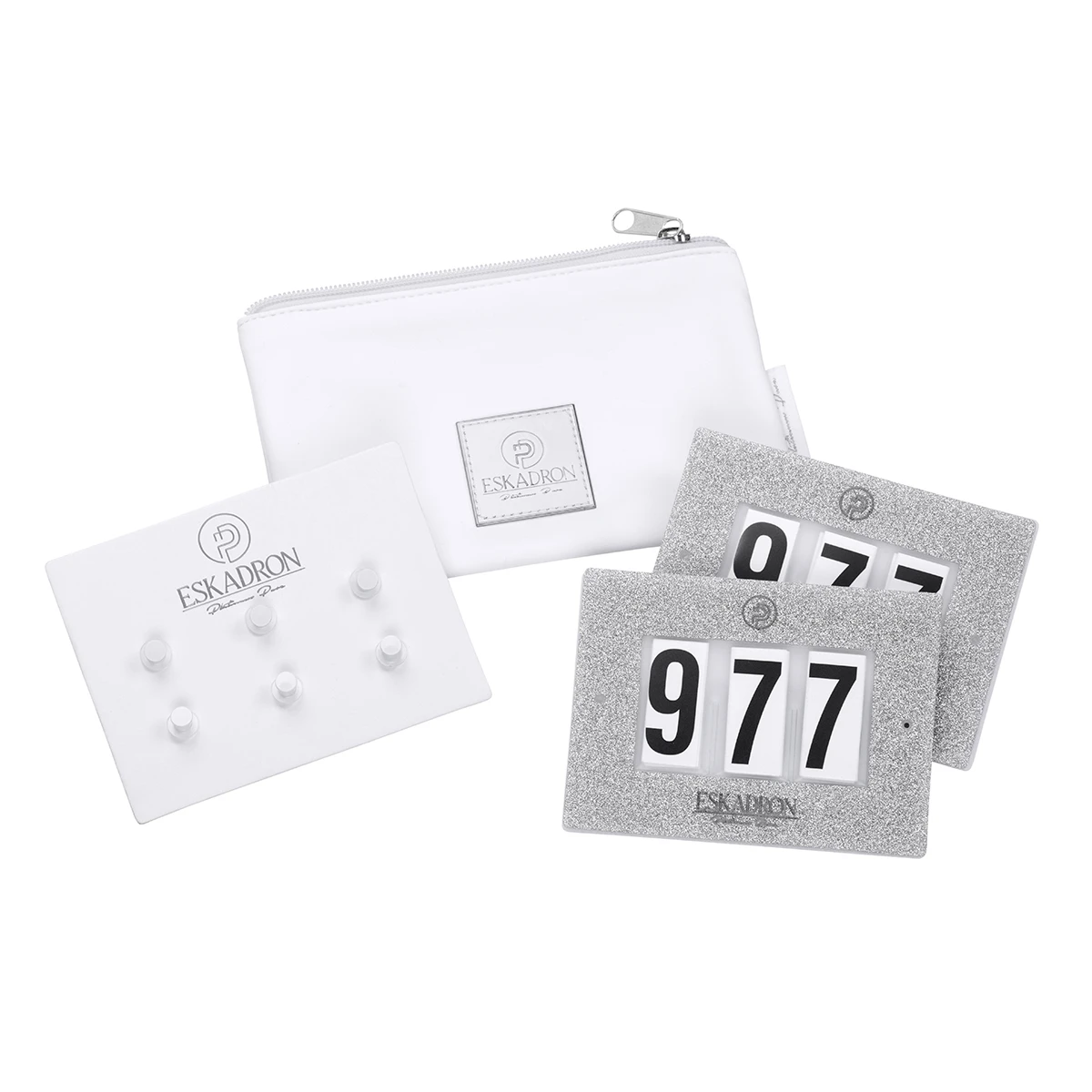 Nummerhouder Eskadron Platinum Pure Glitter 3-Numbers Wit 1 Nummerhouder Eskadron Platinum Pure Glitter 3-Numbers Wit
