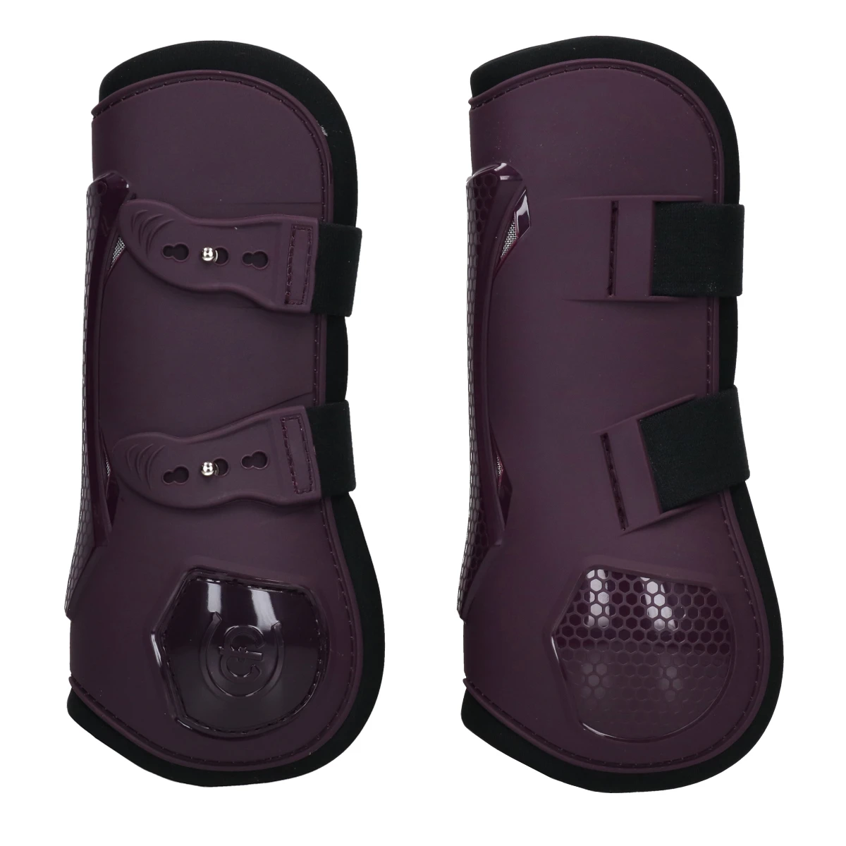 Peesbeschermers Equestrian Stockholm Black Raven Paars 1 Peesbeschermers Equestrian Stockholm Black Raven Paars