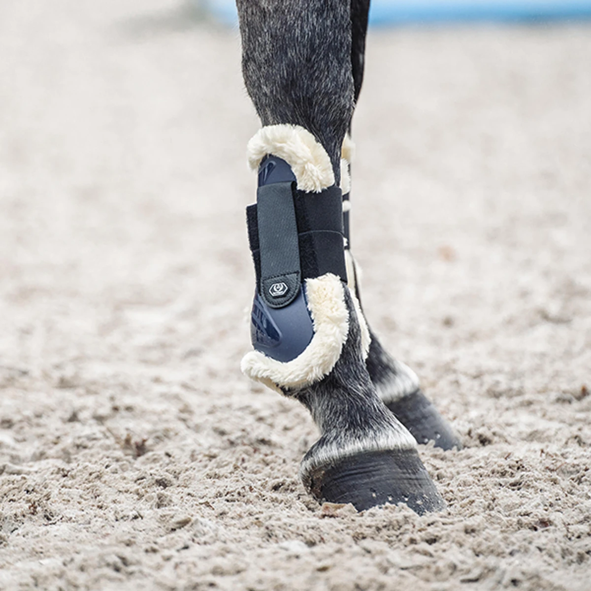 Peesbeschermers Horsegear Lexi Donkerblauw 2 Peesbeschermers Horsegear Lexi Donkerblauw - Afbeelding 2