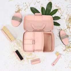 Poetsbox Epplejeck Eco Friendly Roze -Paard Verzorging poetsbox epplejeck eco friendly roze 1500x1500 185090
