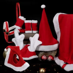 Uitrijdeken Epplejeck EJChristmas Rood -Paard Verzorging uitrijdeken epplejeck ejchristmas rood 1500x1500 169119