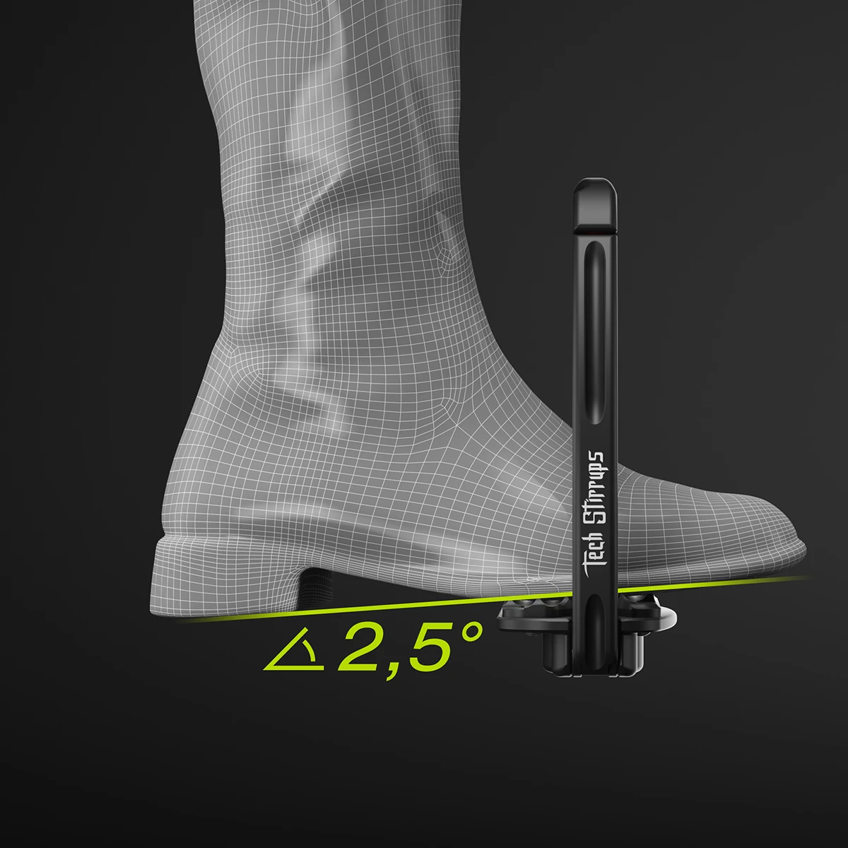 Veiligheidsbeugels Tech Stirrups Venice Dressage Sloped Zwart 4 Veiligheidsbeugels Tech Stirrups Venice Dressage Sloped Zwart - Afbeelding 4